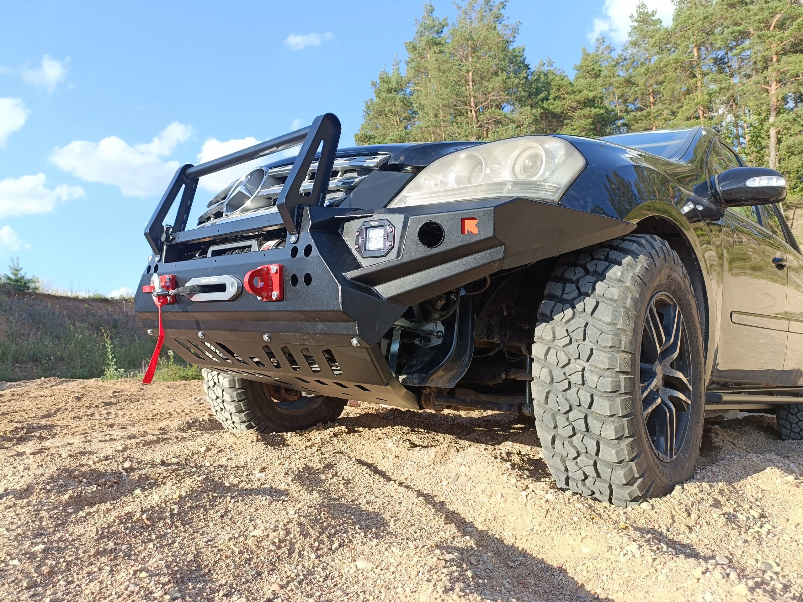 Pare-chocs treuil avec pare-buffle Mercedes W164 Classe M ML