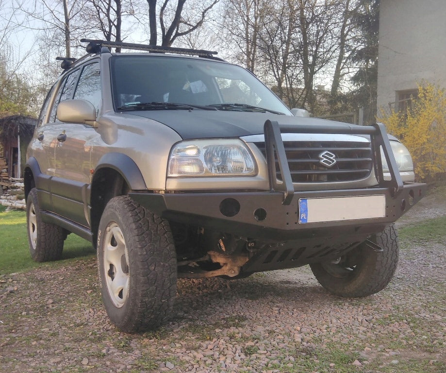 Winch bumper with bull bar Suzuki Grand Vitara 1 FT GT