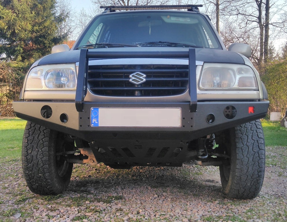 Winch bumper with bull bar Suzuki Grand Vitara 1 FT GT