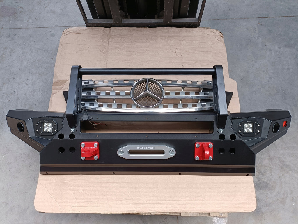 Seilwindenstoßstange mit Bullbar Mercedes W164 M Klasse ML