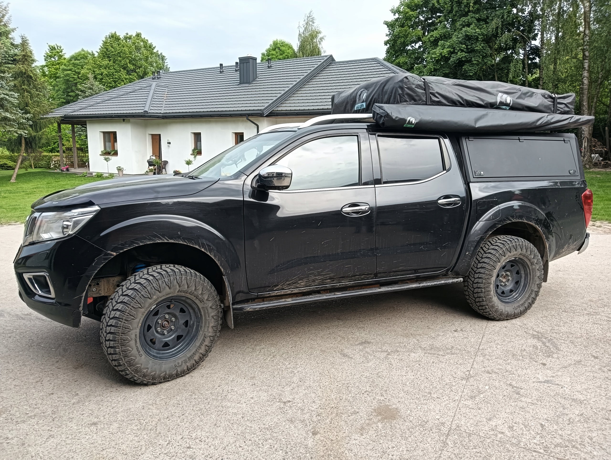 Rockslider Side Skirts Protection Pipes Nissan Navara D23