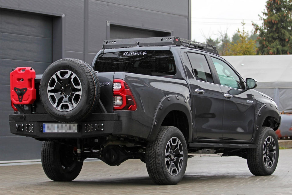 Support de roue de secours pour pare-chocs MorE 4x4 Pick-up