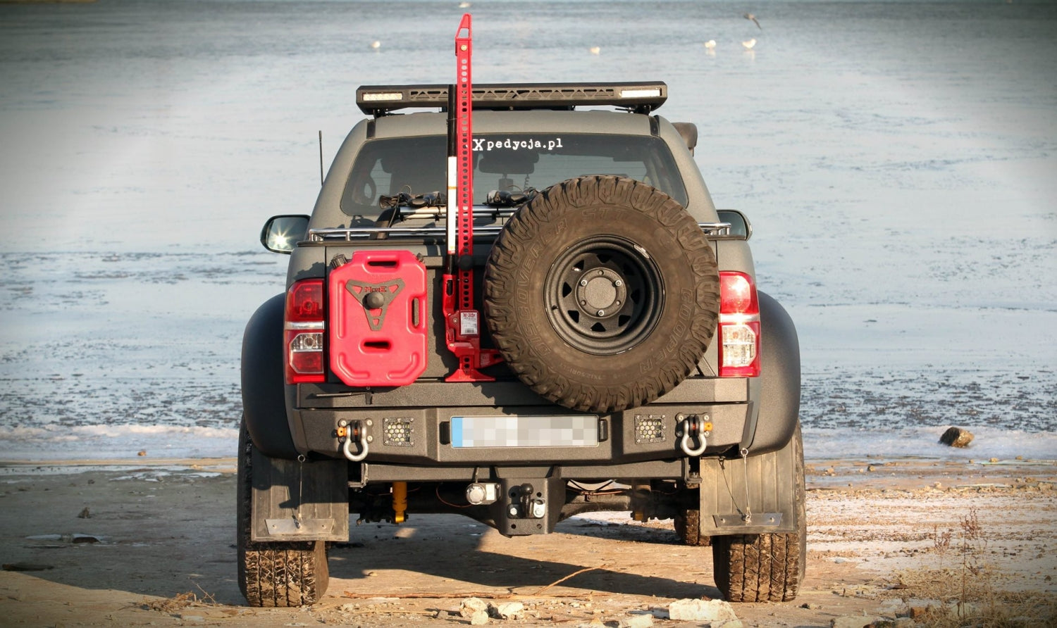 Support de roue de secours pour pare-chocs MorE 4x4 Pick-up