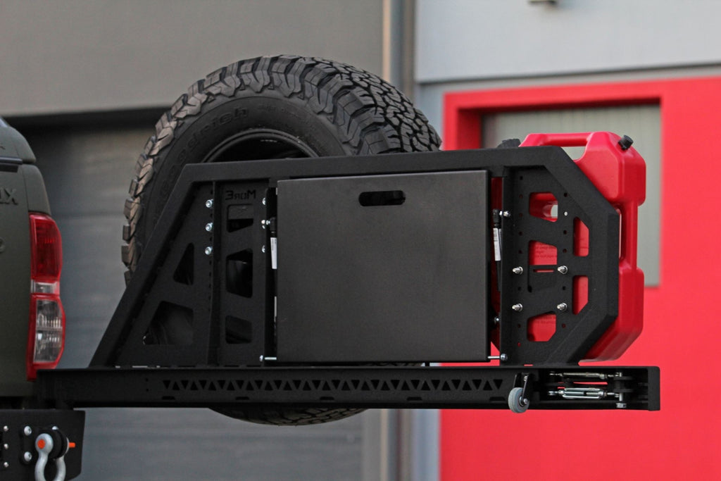 Support de roue de secours pour pare-chocs MorE 4x4 Pick-up