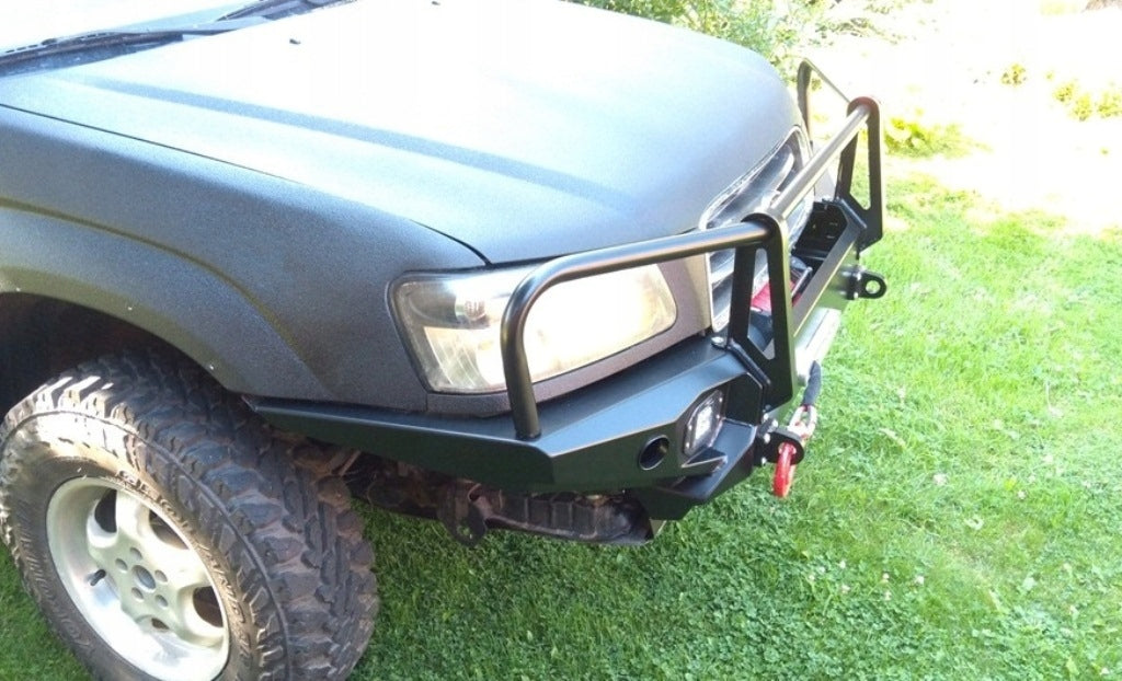Winch bumper with bullbar and lamp guards Subaru Forester 2 SG
