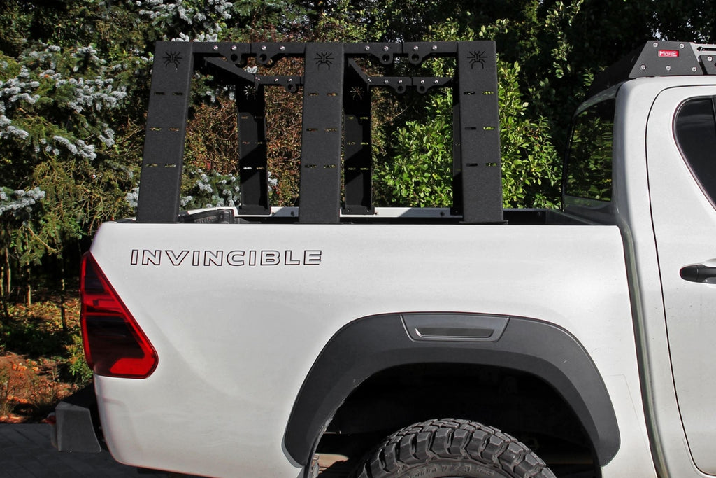 Bed Rack Mark II hoch kurz für Pickups – Rollo & Rollbar