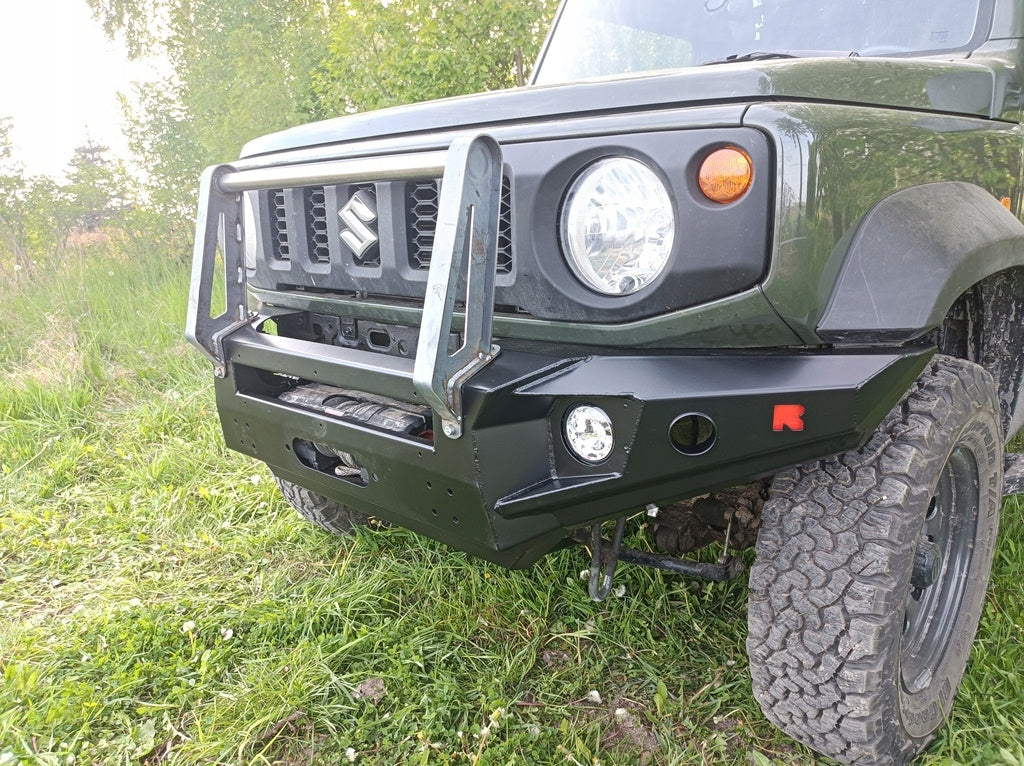 Winch bumper with bull bar Suzuki Jimny GJ