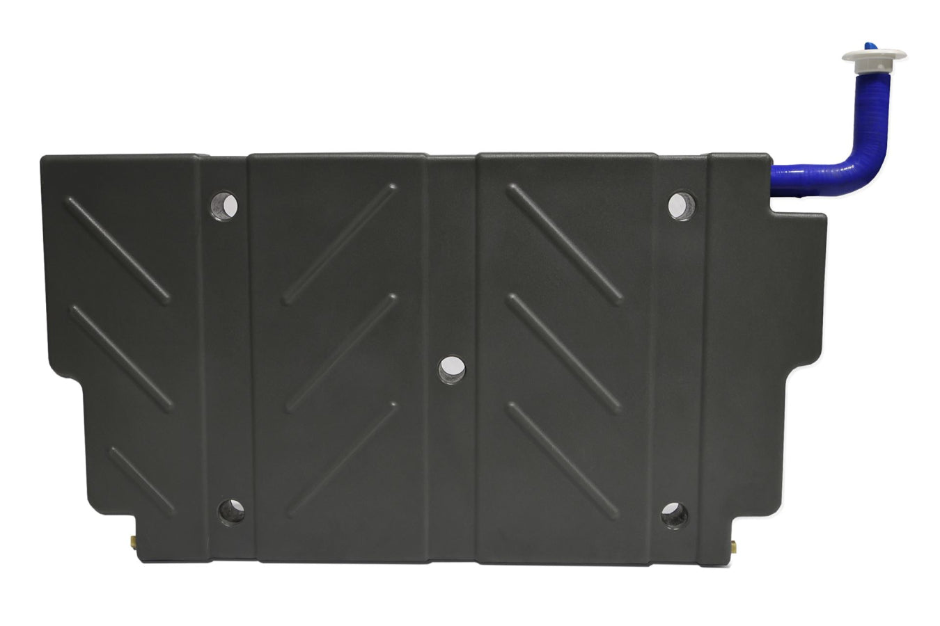 Réservoir d'eau plat 45L (LLDPE) Gris avec bouchon de remplissage (derrière la banquette arrière)