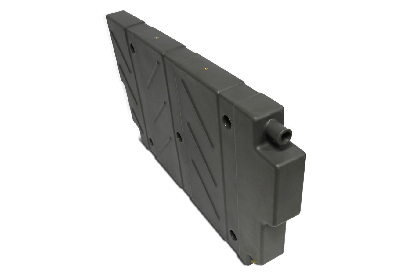 Réservoir d'eau plat 45L (LLDPE) Gris avec bouchon de remplissage (derrière la banquette arrière)