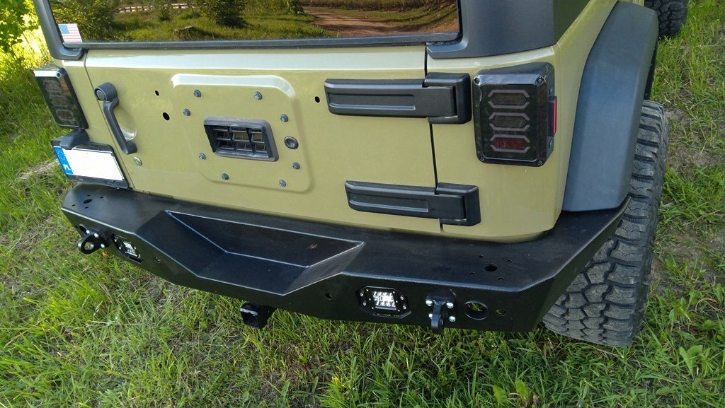 Steel Rear Bumper Jeep Wrangler JK JKU