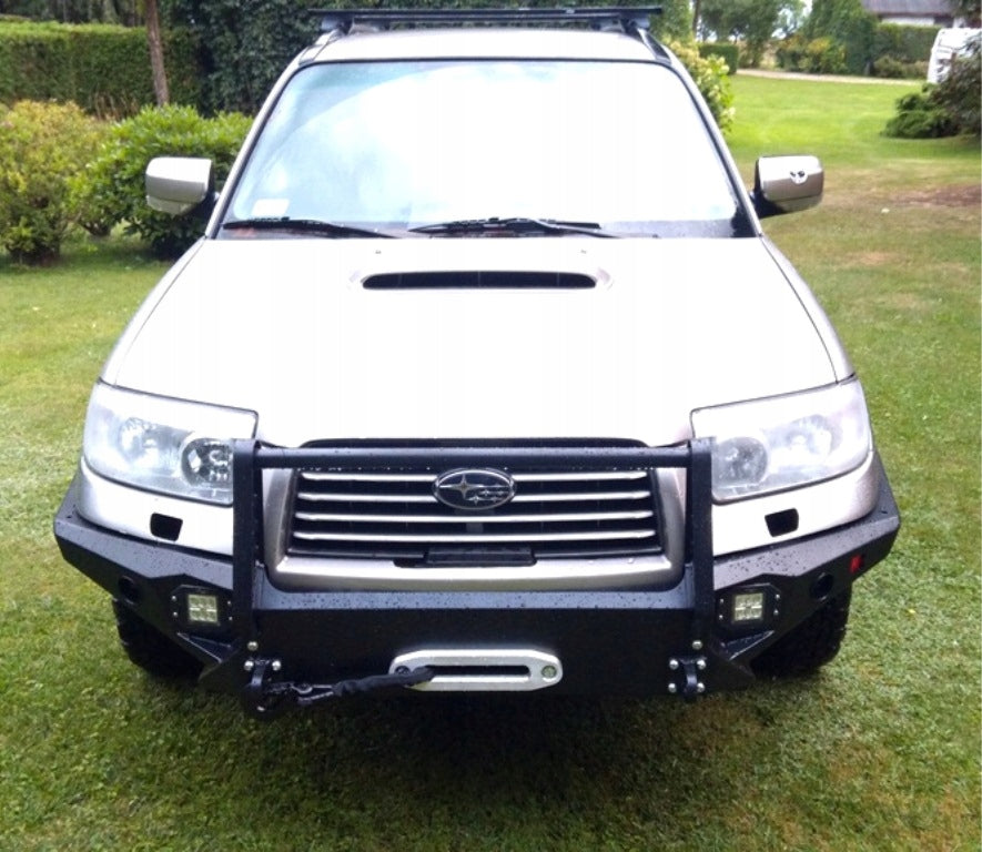 Winch Bumper with Bull Bar Subaru Forester 2 SG