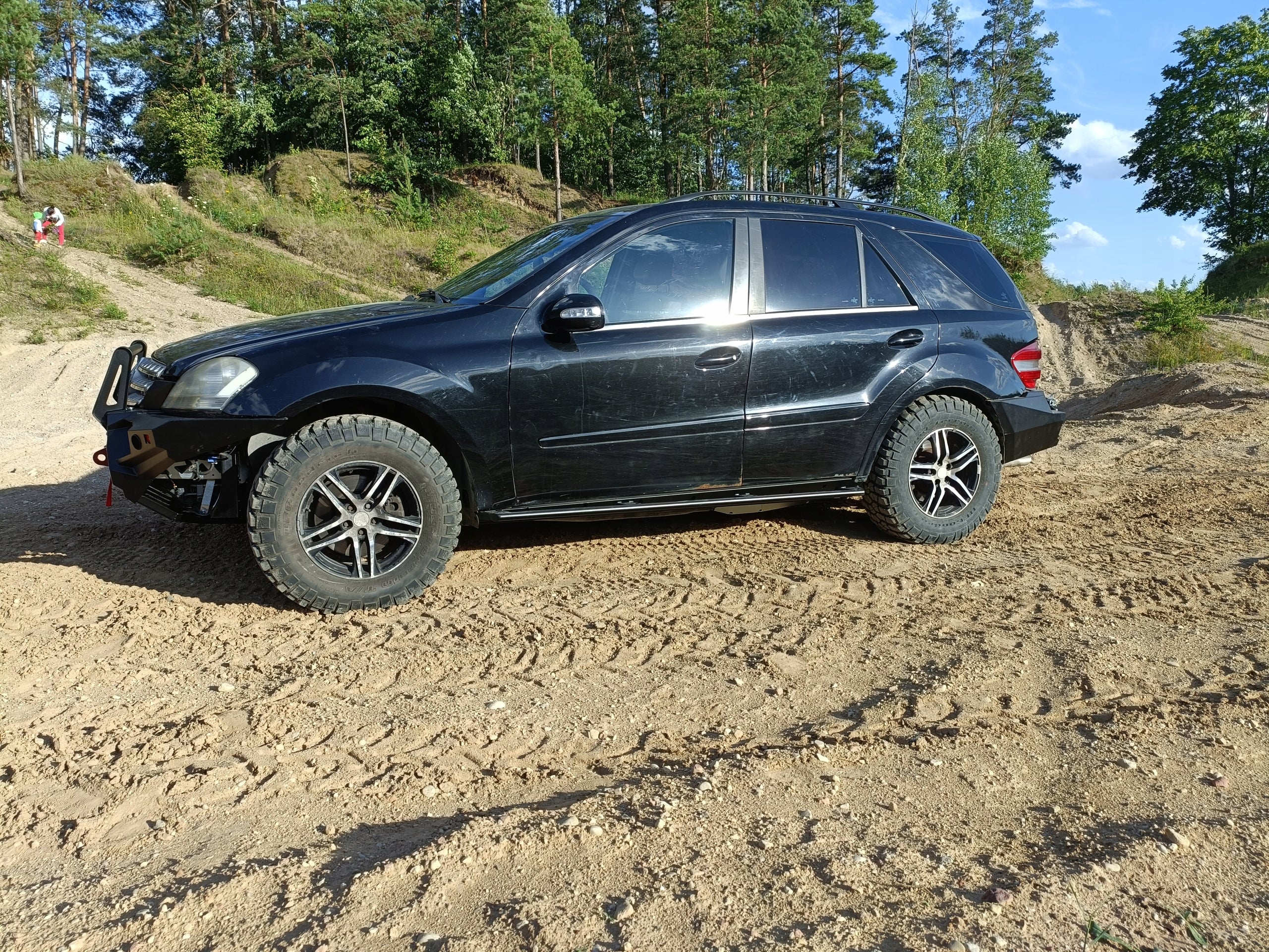 Rockslider Seitenschweller-Schutzrohre Mercedes ML