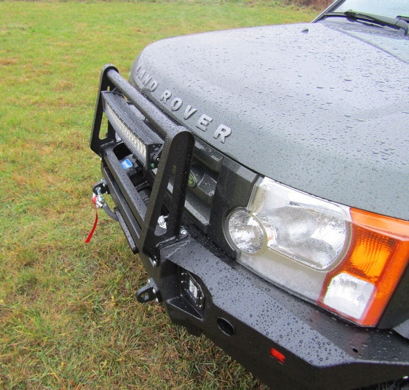Winch bumper with bull bar for Land Rover Discovery 3