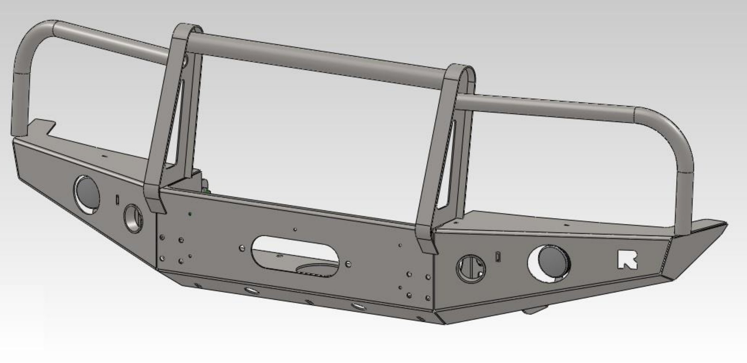 Winch bumper with bullbar and lamp guards Suzuki Vitara 1.6 5-door (1988–1998)