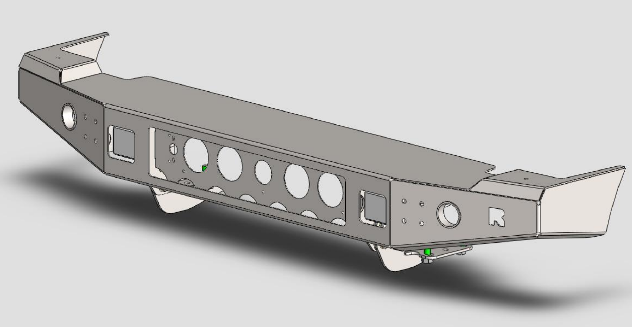 Steel Rear Bumper Suzuki Vitara 1.6 3 Door (1988–1998)
