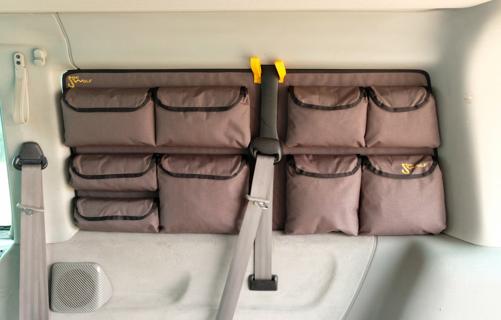 Organisateur de vitre avant droite SHE-WOLF pour VW T4 LONG (avec climatisation dans le montant A)