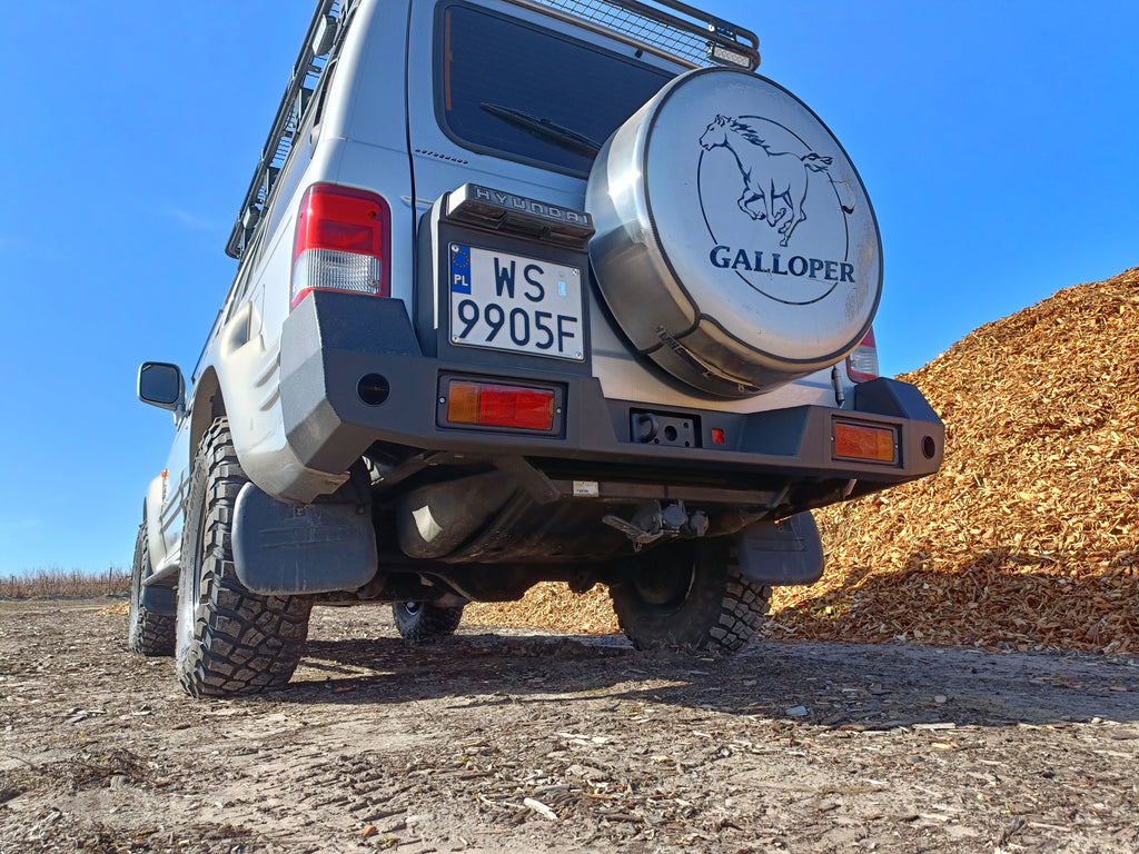 Stahl-Heckstoßstange Hyundai Galloper 5-Türer