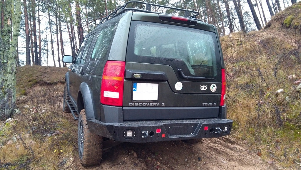 Steel Rear Bumper Land Rover Discovery 3