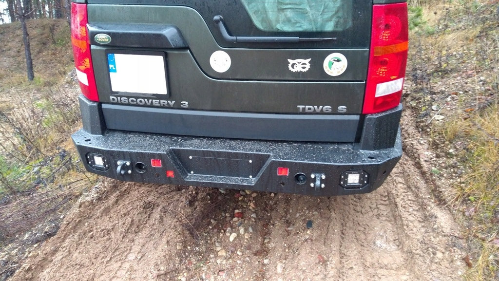 Steel Rear Bumper Land Rover Discovery 3