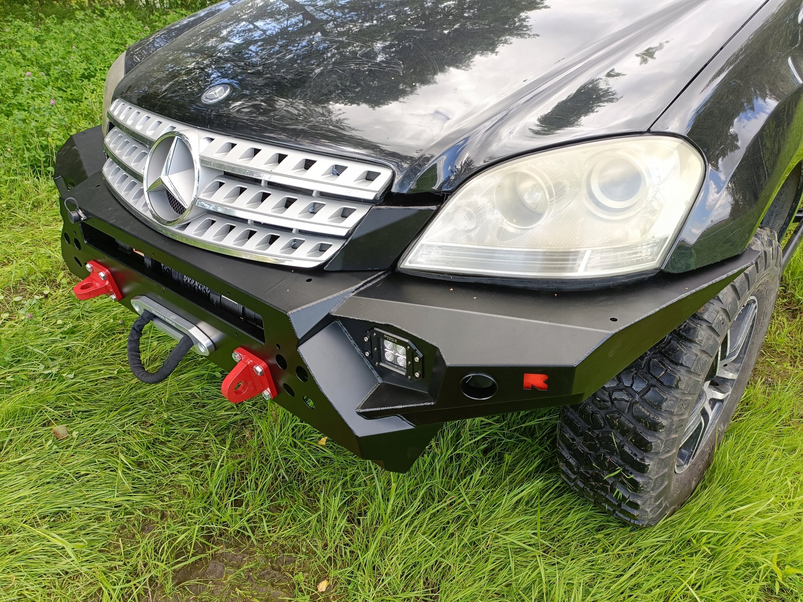 Pare-chocs treuil Mercedes W164 Classe M ML