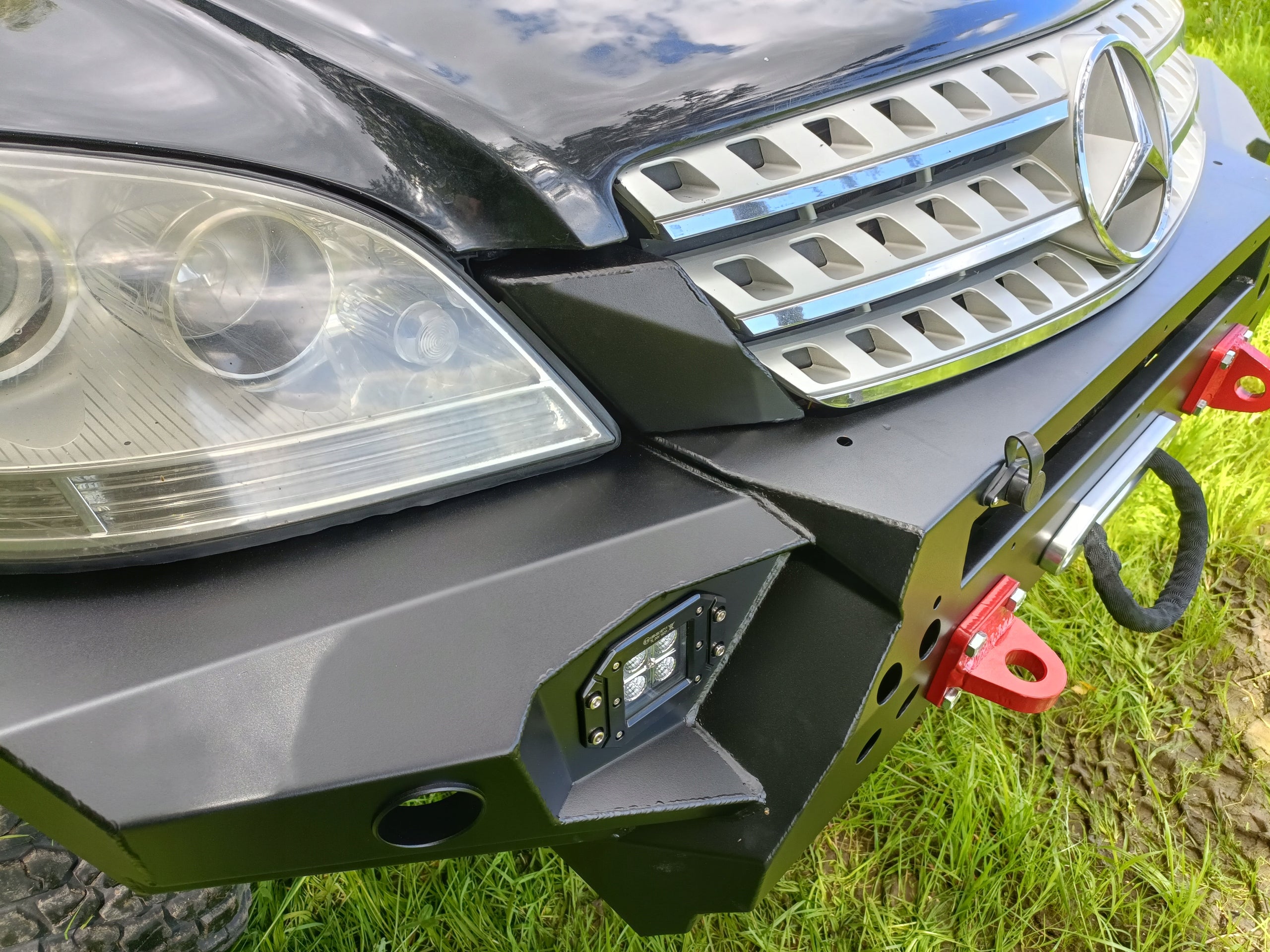 Pare-chocs treuil Mercedes W164 Classe M ML