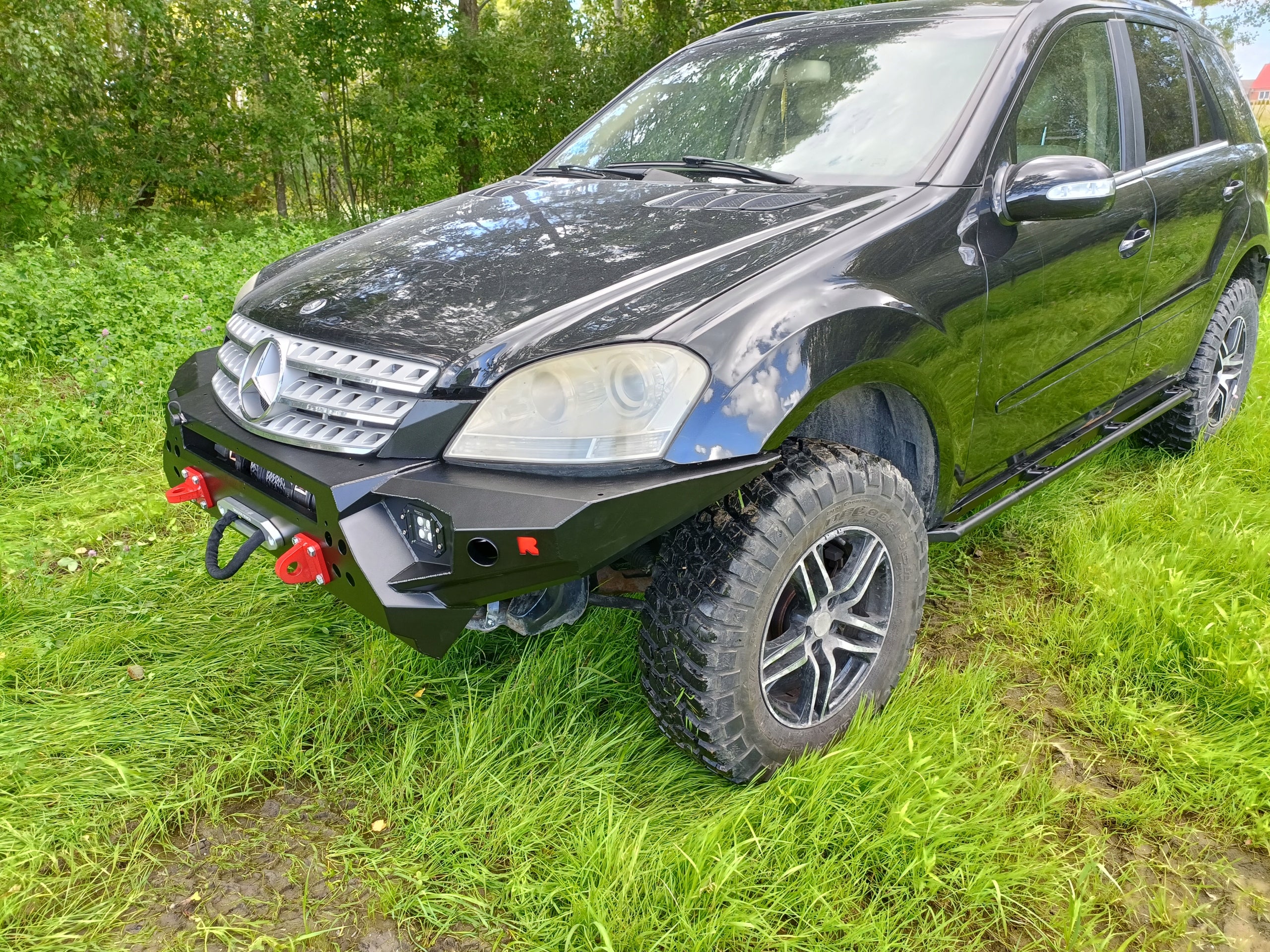 Pare-chocs treuil Mercedes W164 Classe M ML