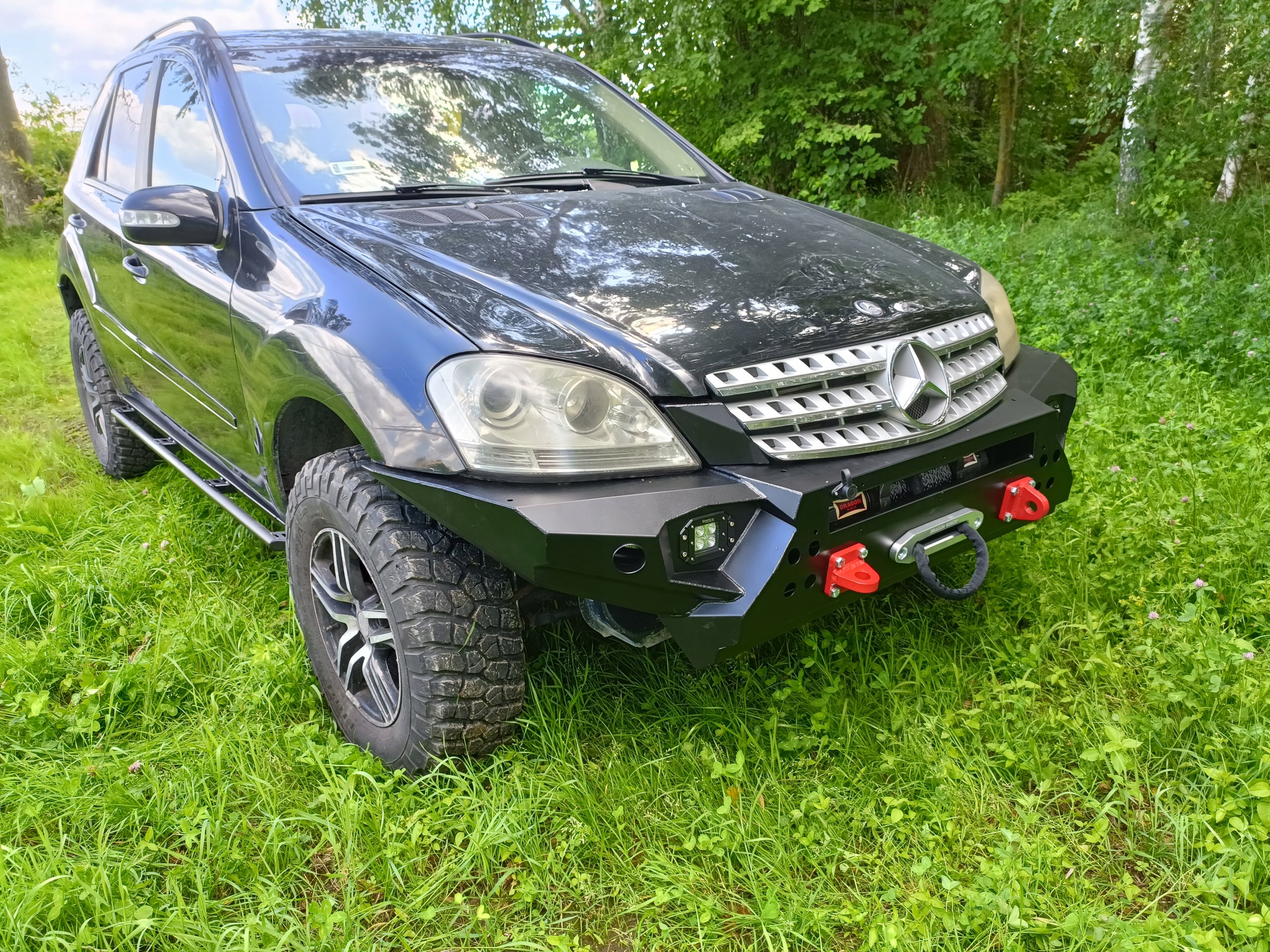 Pare-chocs treuil Mercedes W164 Classe M ML