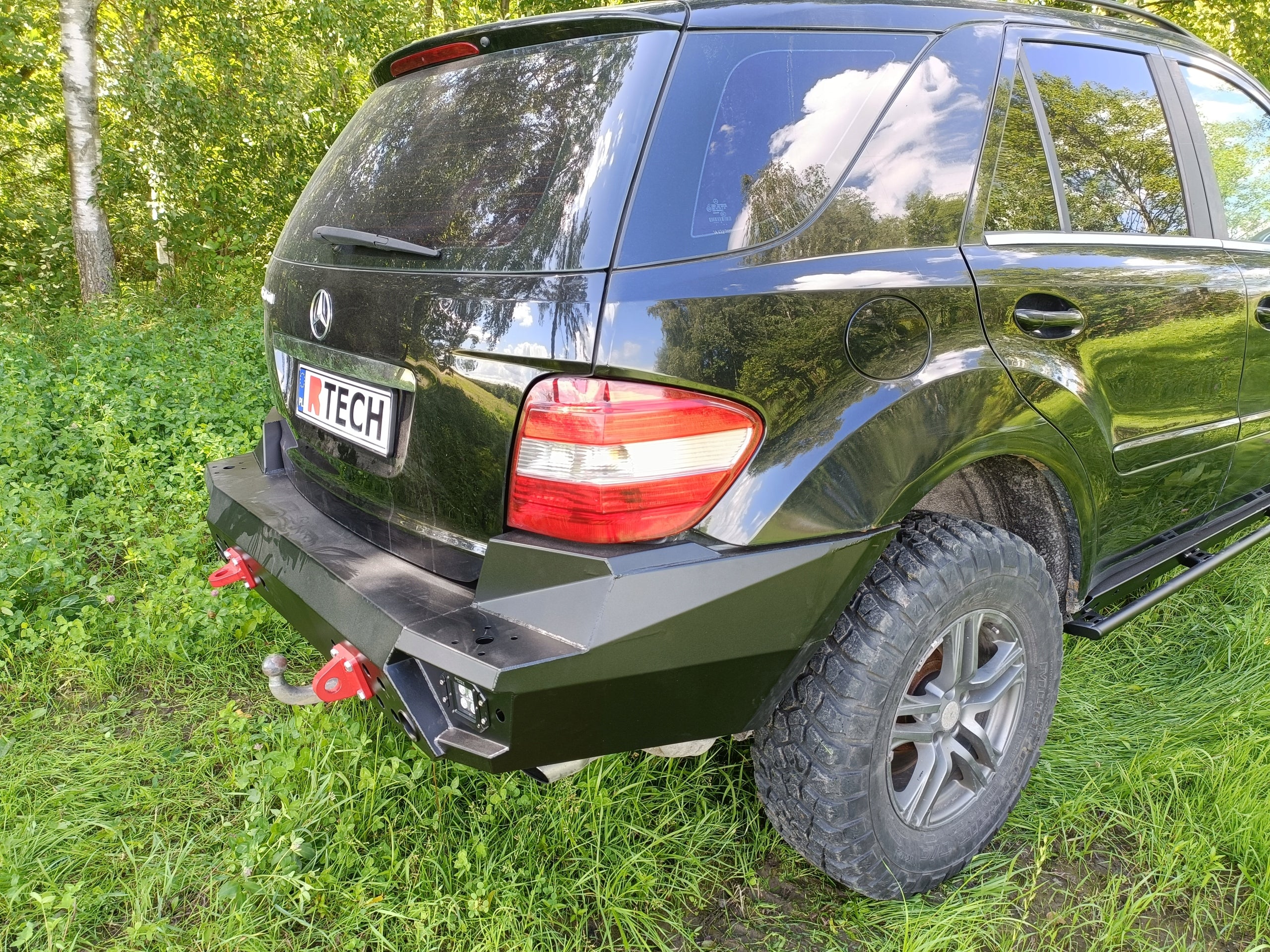 Pare-chocs arrière en acier Mercedes W164 Classe M ML