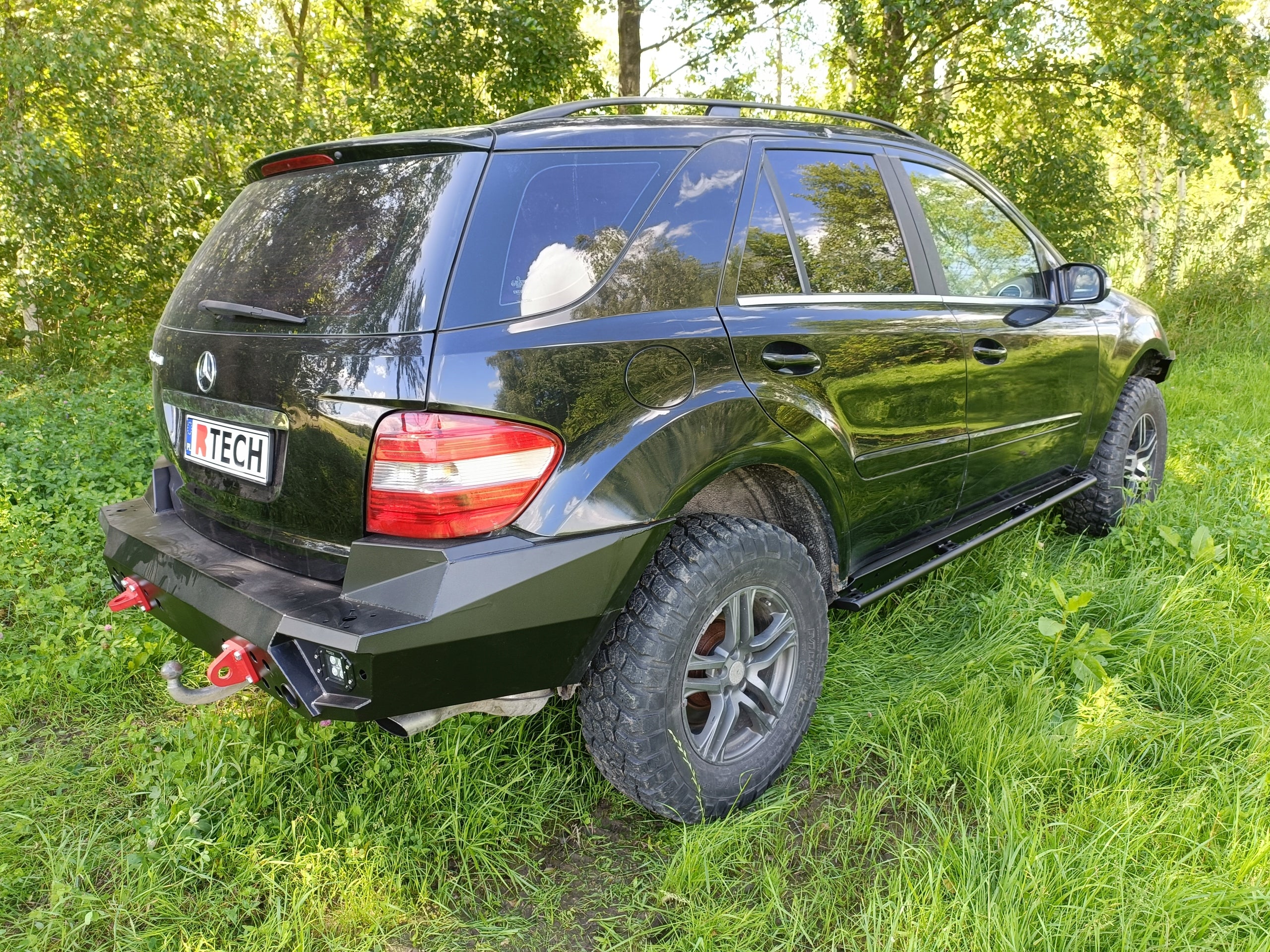 Pare-chocs arrière en acier Mercedes W164 Classe M ML