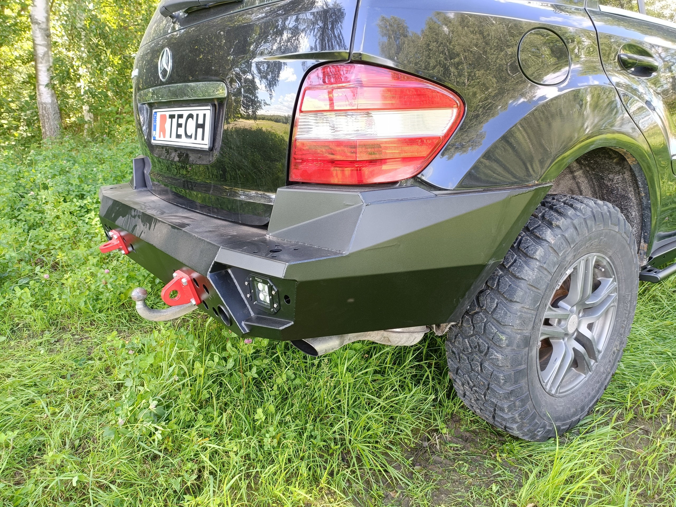 Pare-chocs arrière en acier Mercedes W164 Classe M ML