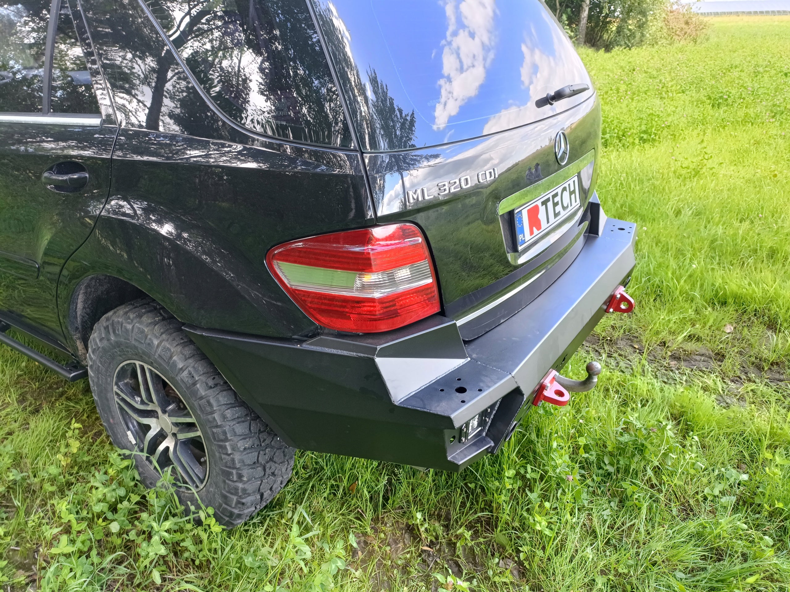 Pare-chocs arrière en acier Mercedes W164 Classe M ML