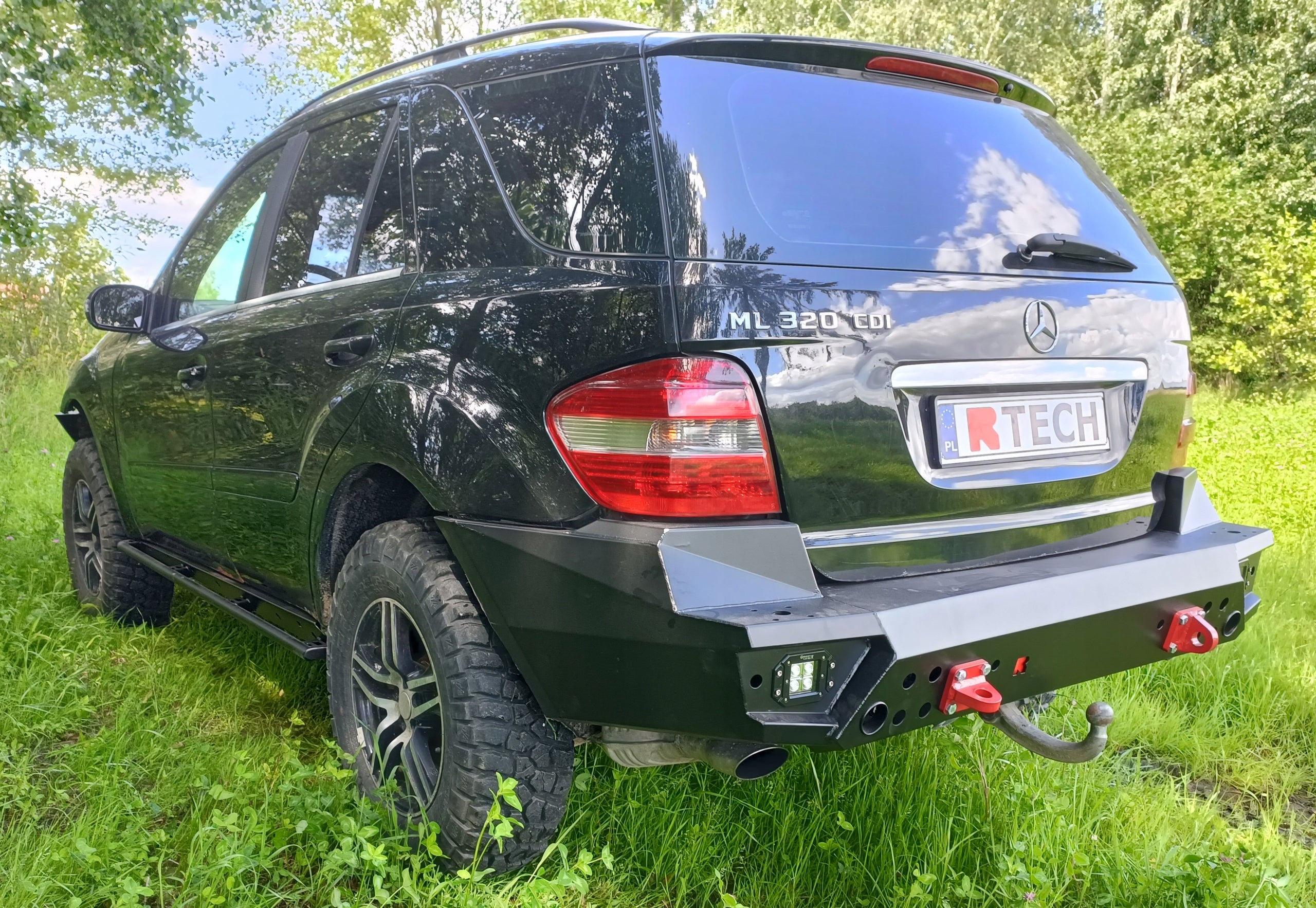 Pare-chocs arrière en acier Mercedes W164 Classe M ML