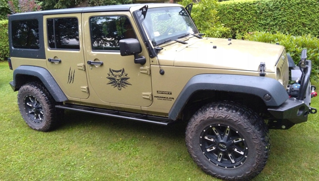 Rock Slider Side Sill Protector Tubes Jeep Wrangler JKU