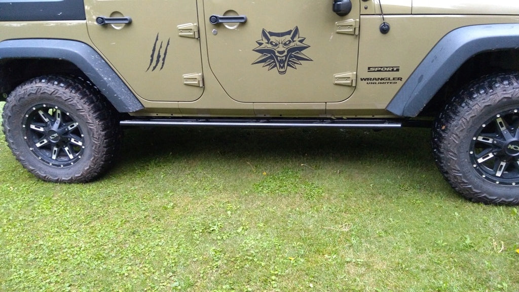 Rockslider tubes de protection de bas de caisse Jeep Wrangler JKU