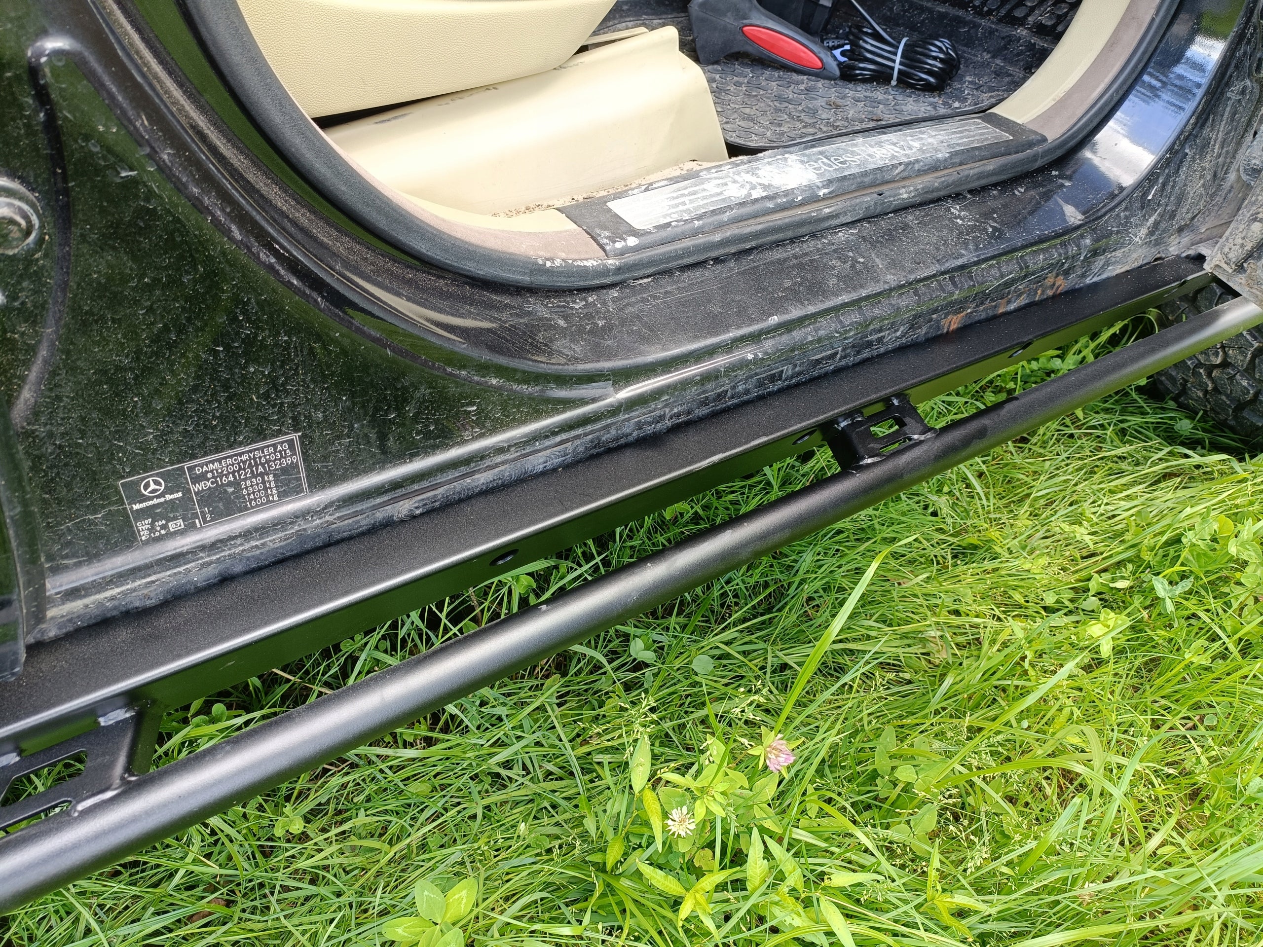 Rockslider Seitenschweller-Schutzrohre Mercedes ML