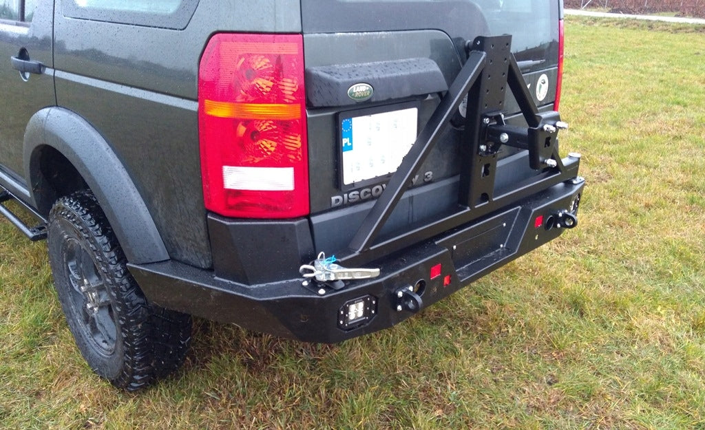 Spare Wheel Carrier – Land Rover Discovery 3 Steel Bumper