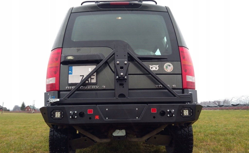 Spare Wheel Carrier – Land Rover Discovery 3 Steel Bumper