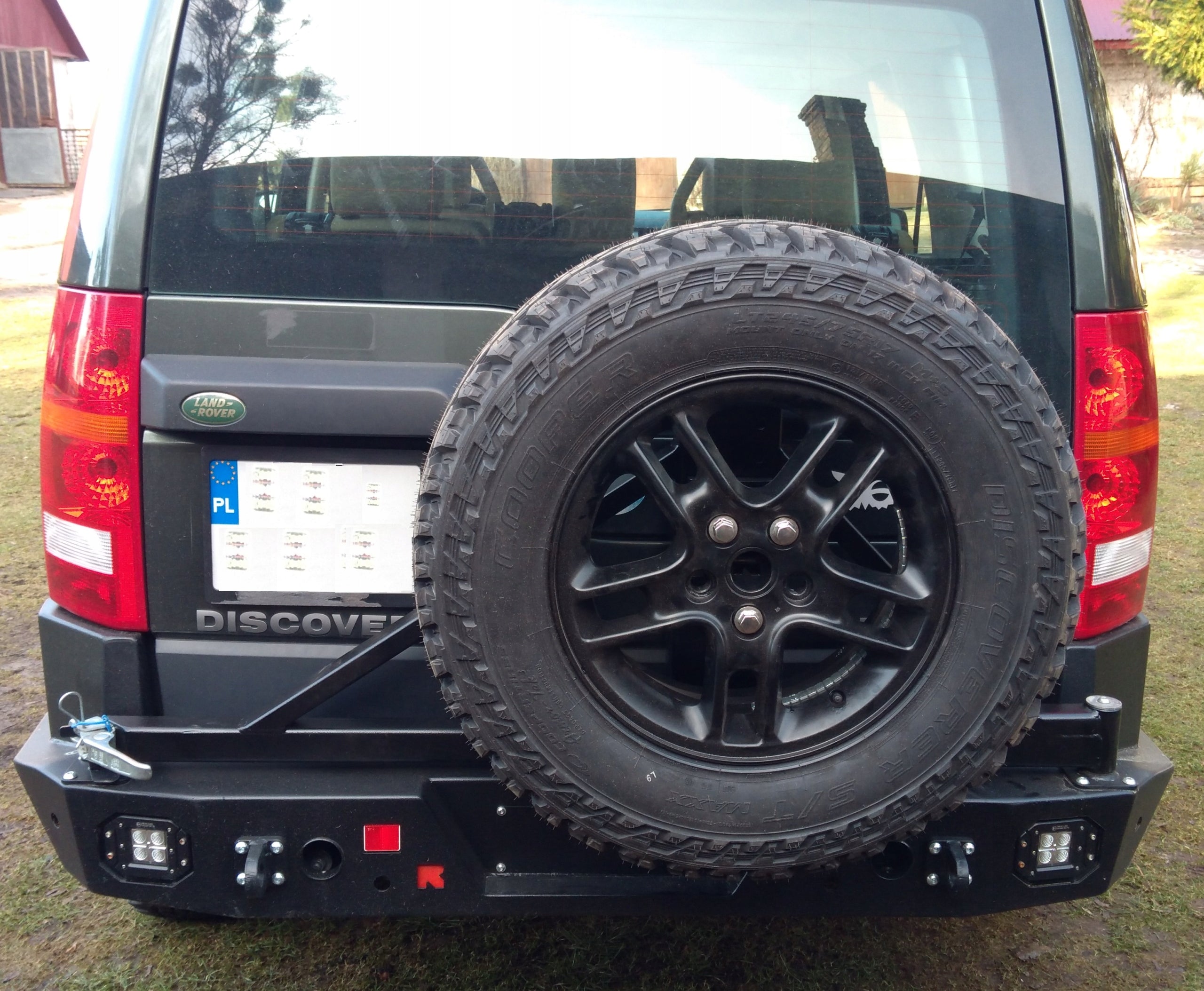 Spare Wheel Carrier – Land Rover Discovery 3 Steel Bumper