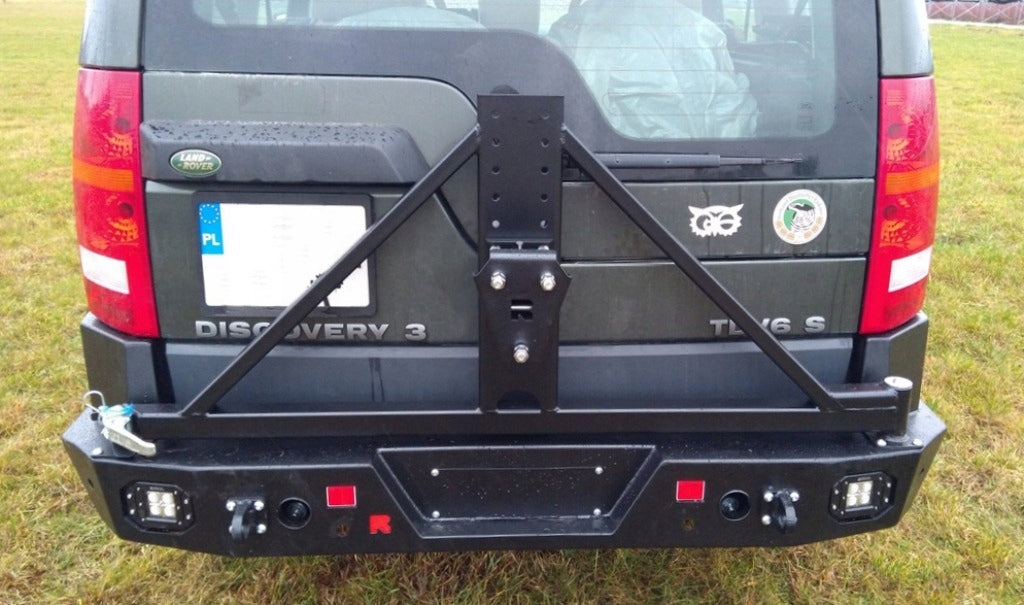 Spare Wheel Carrier – Land Rover Discovery 3 Steel Bumper