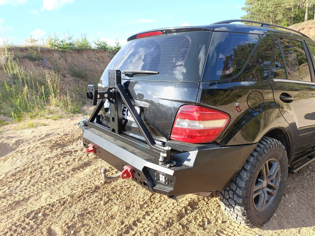 Spare Wheel Carrier - Mercedes ML W164 Steel Bumper