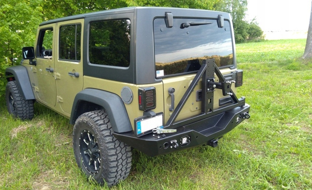 Reserveradträger Jeep Wrangler JK JKU für Stahlstoßfänger