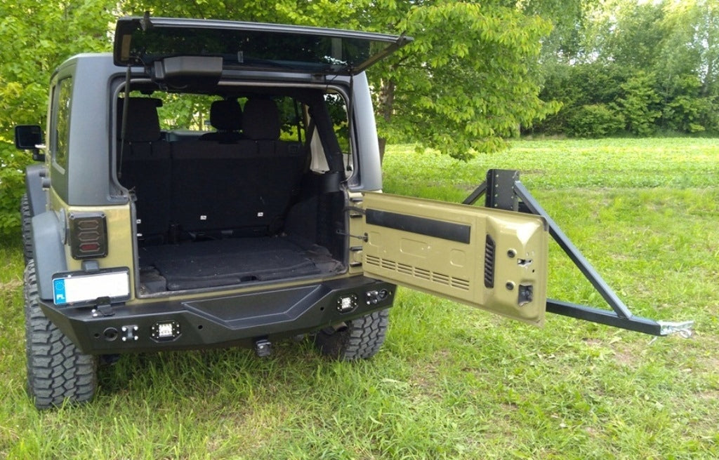Reserveradträger Jeep Wrangler JK JKU für Stahlstoßfänger