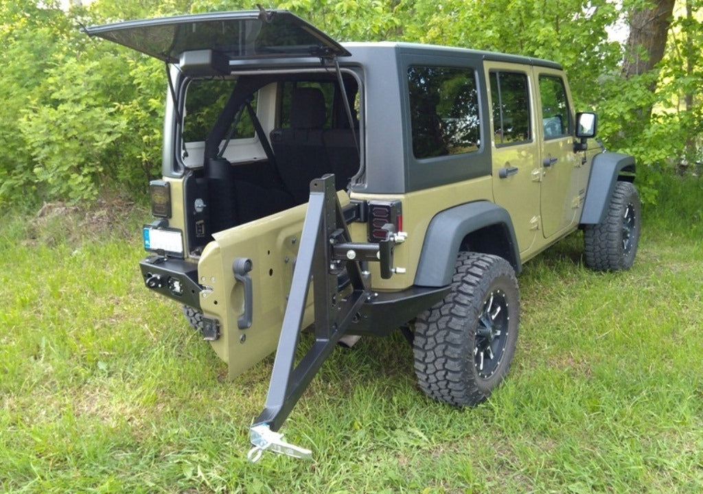 Reserveradträger Jeep Wrangler JK JKU für Stahlstoßfänger