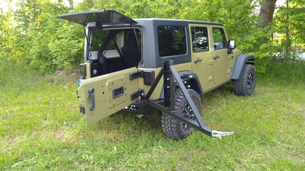 Reserveradträger Jeep Wrangler JK JKU für Stahlstoßfänger