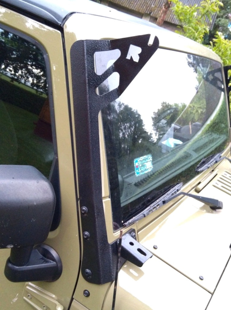 Kombi-Halterung 52" LED-Bar & Zusatzscheinwerfer – Jeep Wrangler JK JKU