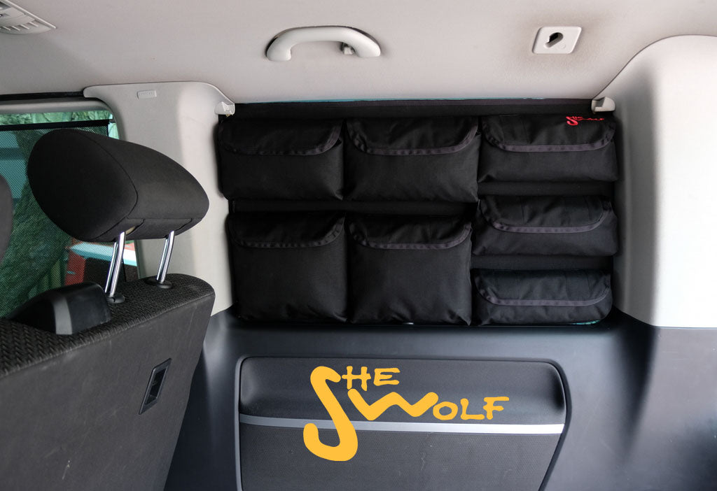 Window pockets, side window organizer for VW T5 SHORT