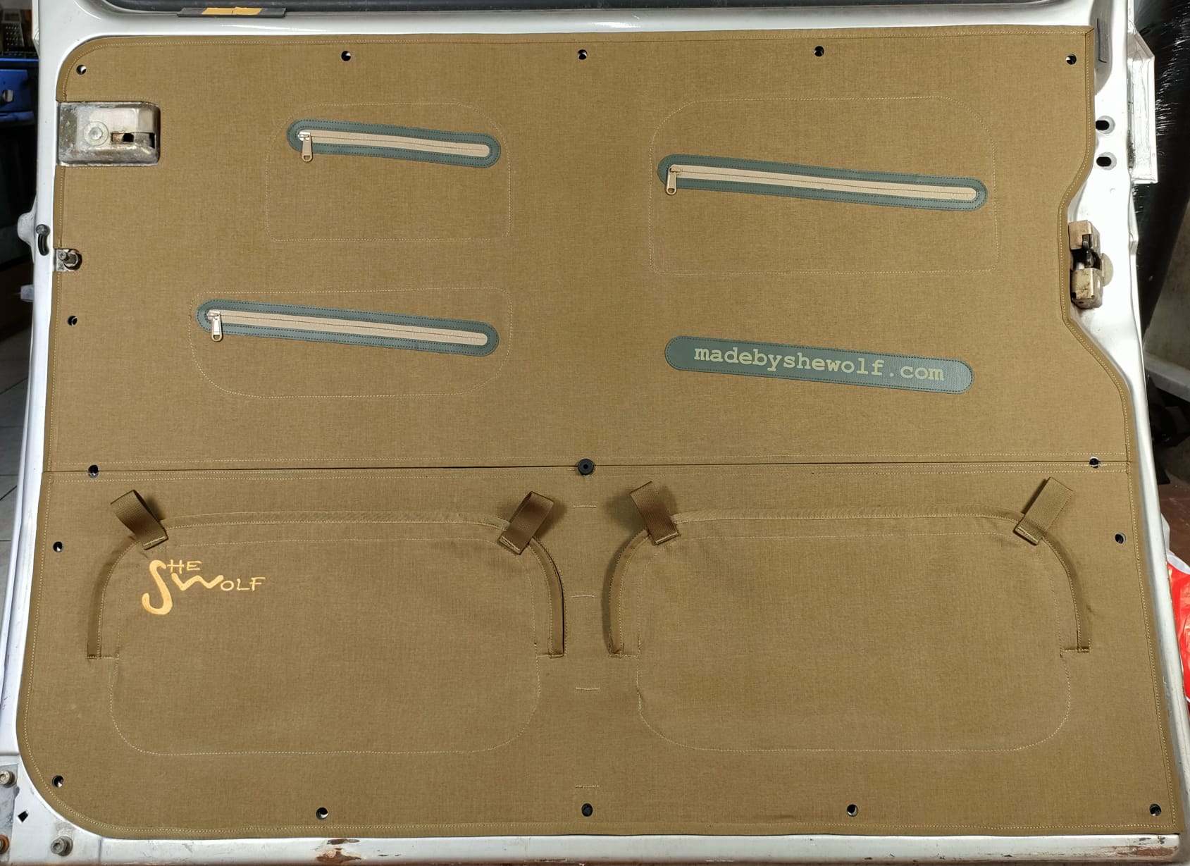 Organisateur de porte coulissante droite VW T3 (type de porte B)