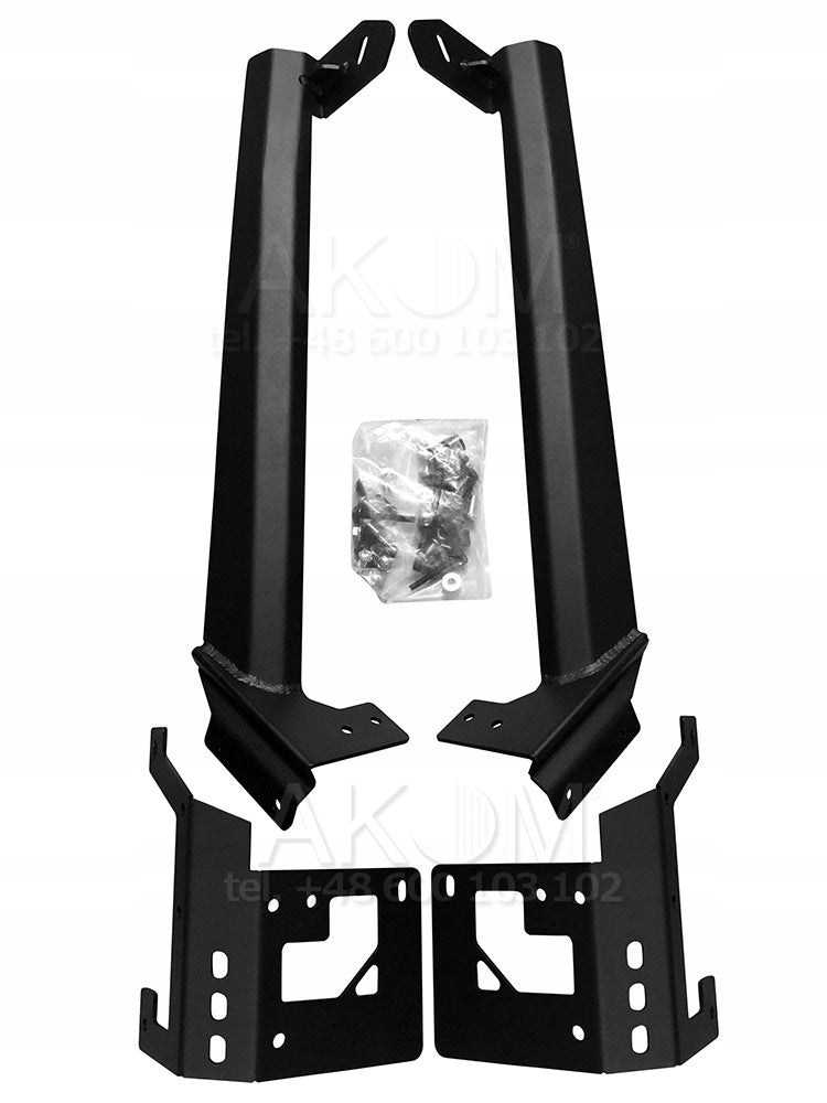 Combination Mount 52" LED Bar & Auxiliary Lights – Jeep Wrangler JK JKU
