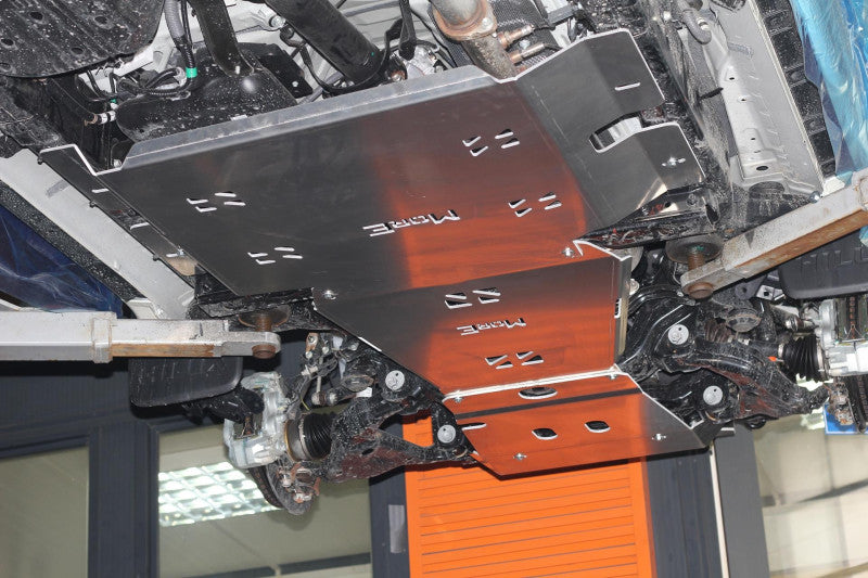Sabot de protection boîte de vitesses en aluminium Toyota Hilux 8 Revo