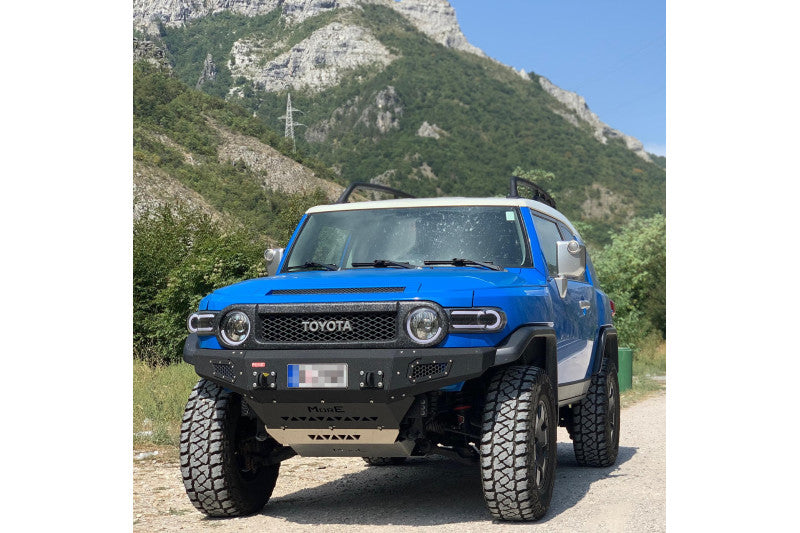 Protection sous moteur en aluminium pour Toyota FJ Cruiser avec pare-chocs Z022